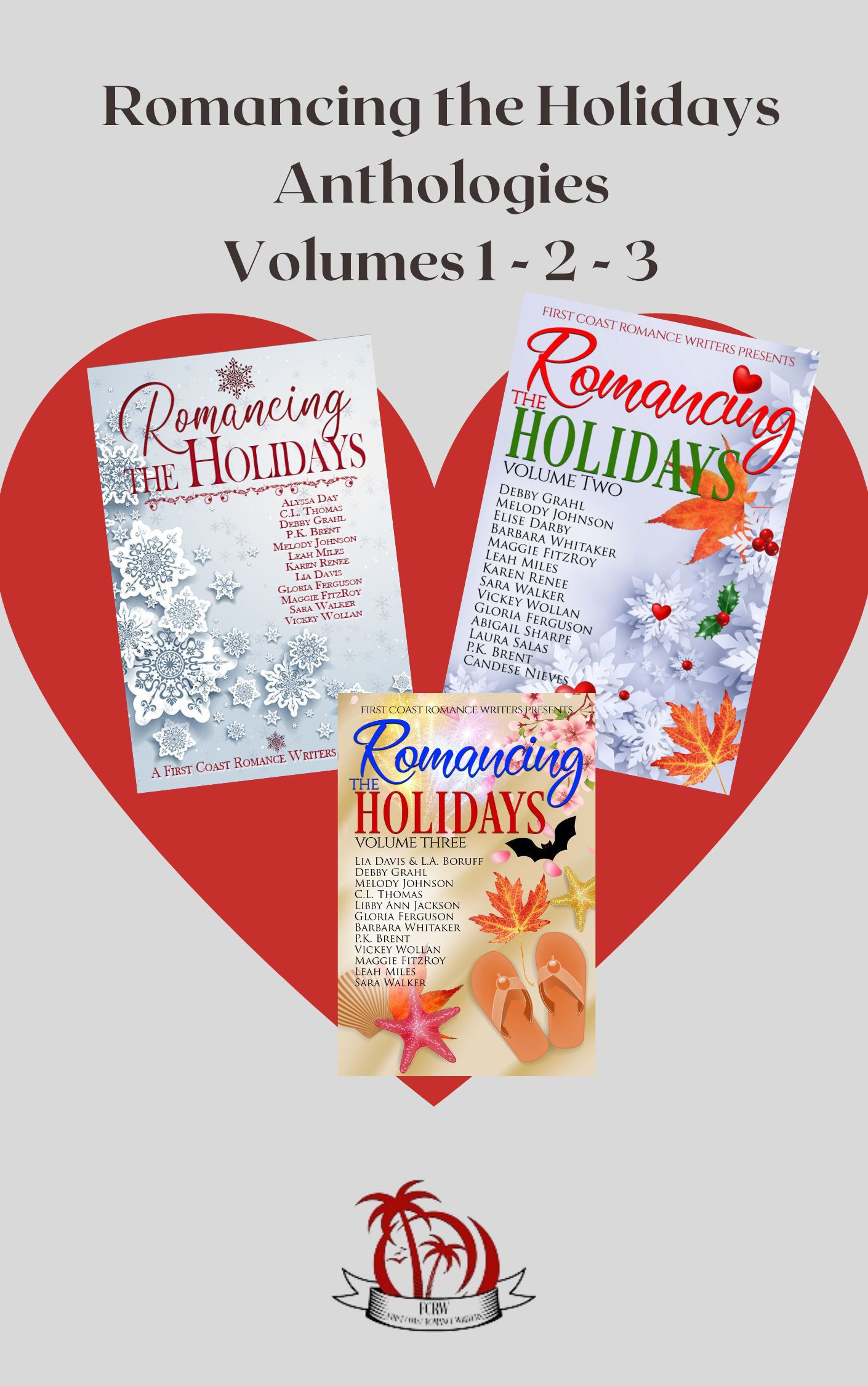 3d book display image of Romancing the Holidays Anthologies